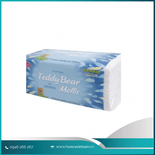 Khăn giấy rút Teddy Bear Mollis