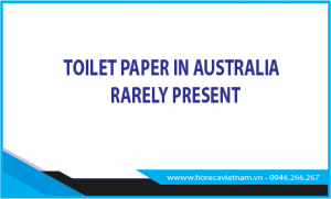 Toilet Paper In Australia - Rarely Present