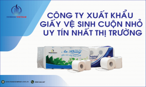 Công Ty Xuất Khẩu Giấy Vệ Sinh Cuộn Nhỏ Uy Tín Nhất Thị Trường