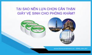 giấy vệ sinh cho phòng khám