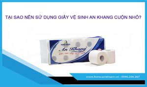 Giấy vệ sinh An Khang cuộn nhỏ