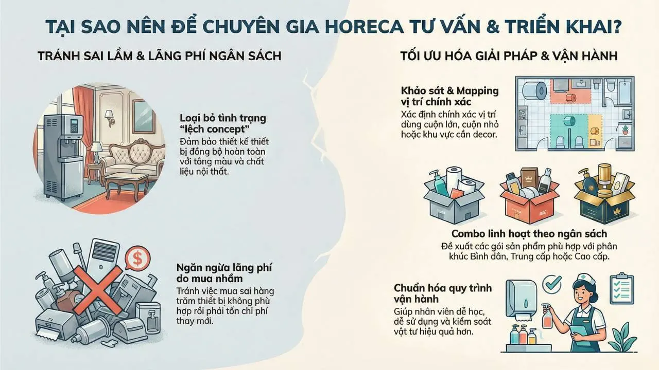 Tại sao nên để chuyên gia Horeca tiếp nhận dự án