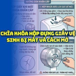 Chìa khóa hộp đựng giấy bị mất và cách giải quyết nhanh lẹ