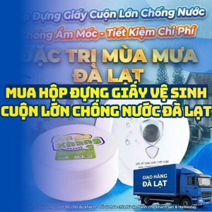 Horeca Việt Nam cung cấp hộp đựng giấy vệ sinh chống nước Đà Lạt uy tín giá tốt nhất