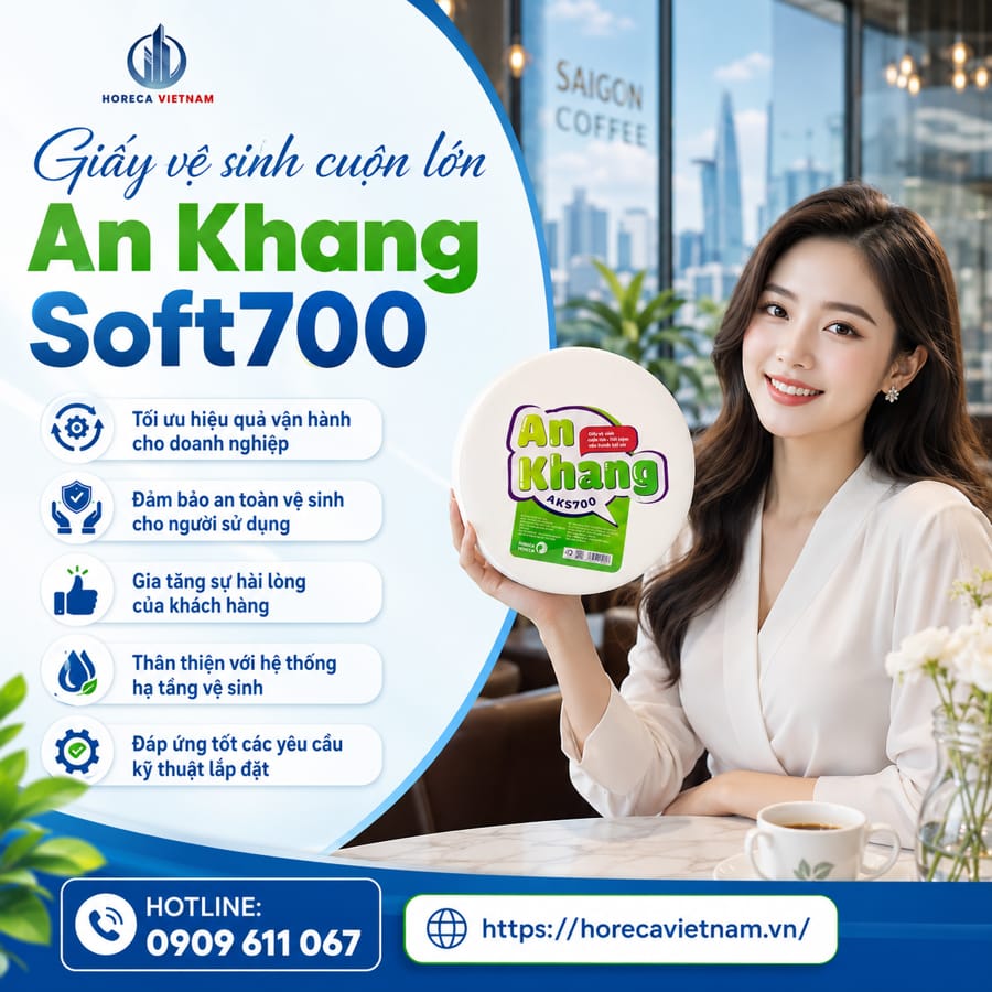 Địa chỉ mua giấy vệ sinh cuộn lớn cao cấp giá sỉ tốt nhất cho quán cafe tại Horeca Việt Nam
