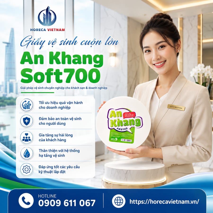 Horeca Việt Nam địa chỉ mua giấy vệ sinh cuộn lớn chính hãng cao cấp giá sỉ tận xưởng giao hàng tận nơi